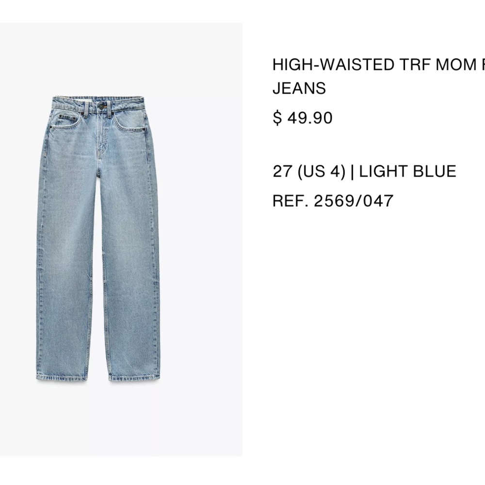 Zara Blue Women Jeans